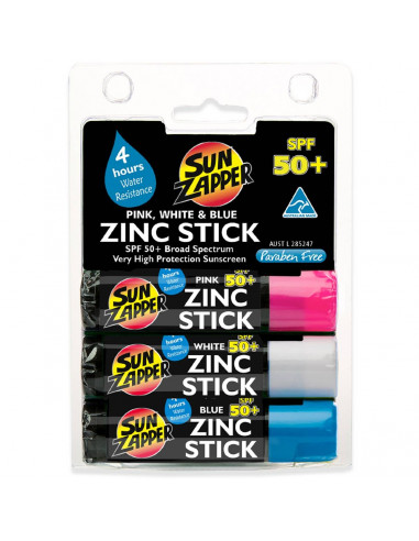 Sun Zapper Zinc Spf50 Mixed Pack 12g x3 pack