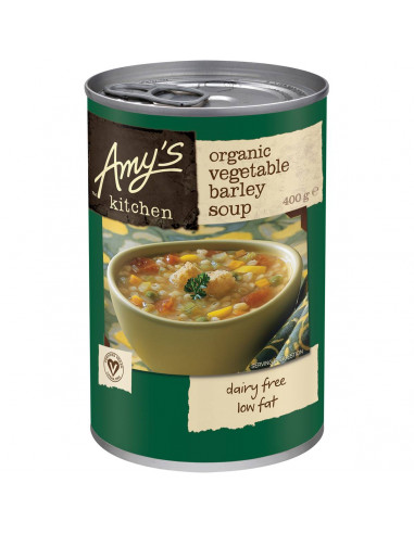Amy's Kitchen Organic Vegetable Barley Soup  400g
