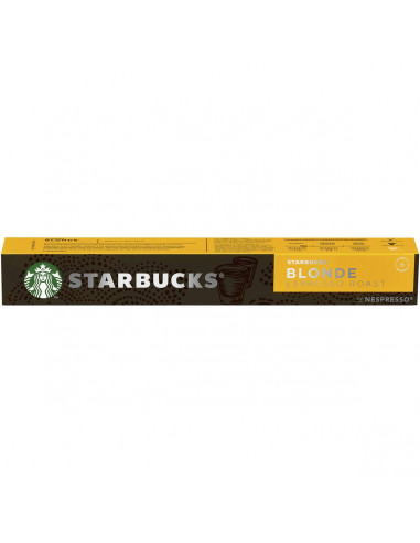 Starbucks By Nespresso Blonde Espresso Roast Coffee Pods 10 pack