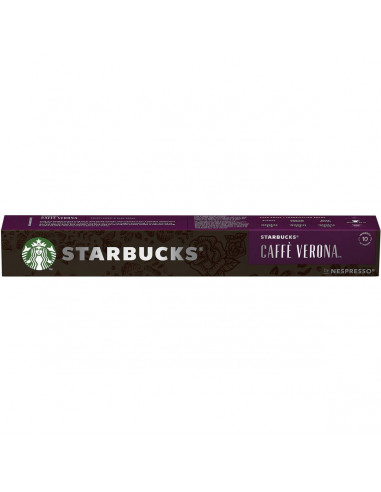 Starbucks By Nespresso Caffe Verona Coffee Pods 10 pack