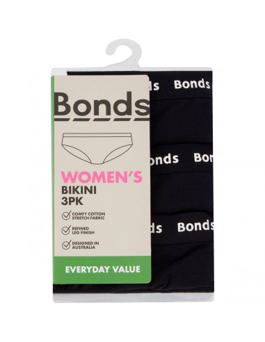 Bonds Womens Bikini Size 12 3 pack