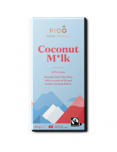 Pico Coconut Milk Vegan Chocolate  80g