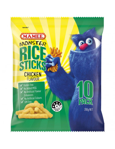 Mamee Monster Rice Stick Chicken Flavour 200g