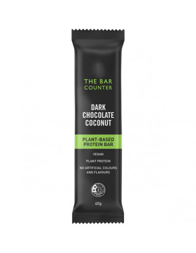 The Bar Counter Plant Protein Dark Choc Coconut 40g