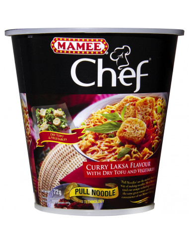 Mamee Chef Curry Laksa Cup 72g