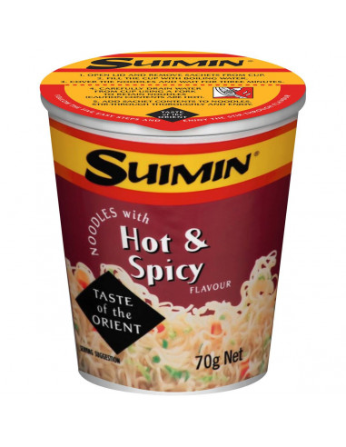 Suimin Hot & Spicy Noodle Cup 70g