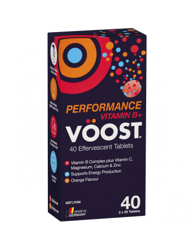 Voost Effervescent Vitamin B+ Performance 40 pack