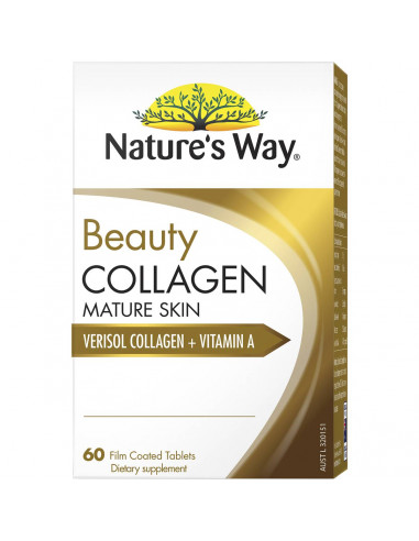 Natures Way Beauty Collagn Mature Skin Tablets 60 pack