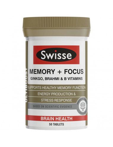 Swisse Ultiboost Memory Focus Tabs 50 pack