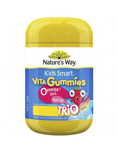 Natures Way Kids Smart Vita Gummies Omega  120 pack