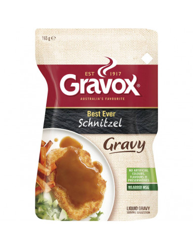Gravox Gravy Liquid Our Best Ever Schnitzel 165g
