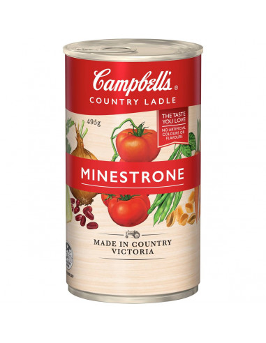 Campbell's Country Ladle Canned Soup Minestrone 495g