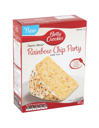 Betty Crocker Rainbow Chip Party Cake Mix  480g