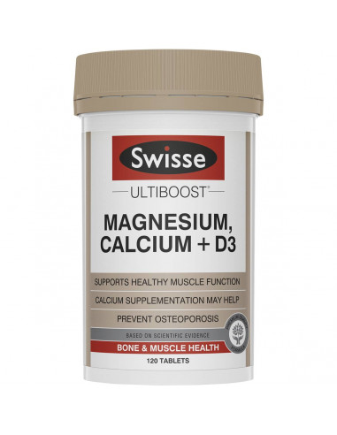 Swisse Ultiboost Magensium Calcium & D3 Tablets 120 pack