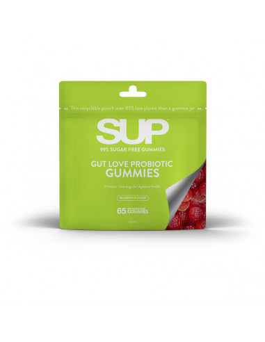 Sup Gut Love Probiotic Gummies Raspberry Flavour 65 pack