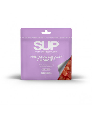 Sup Inner Glow Collagen Gummies Berry Flavour 40 pack
