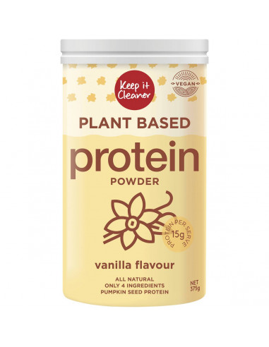 Keep It Cleaner Plante Based Protein Powder Vanilla Flavour 375g