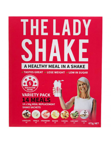 The Lady Shake Variety Pack  14 pack