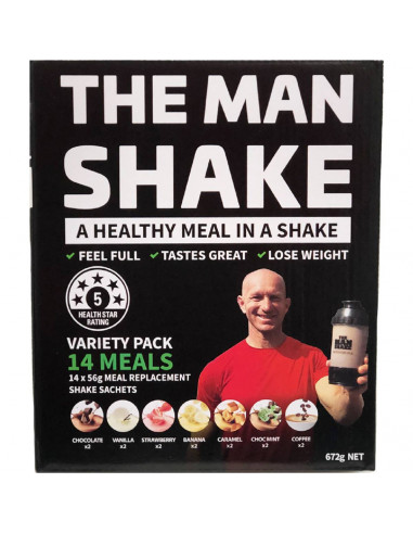 The Man Shake Variety Pack  14 pack