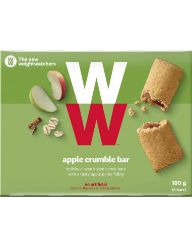 Weight Watchers Apple Crumble Bars  6 pack