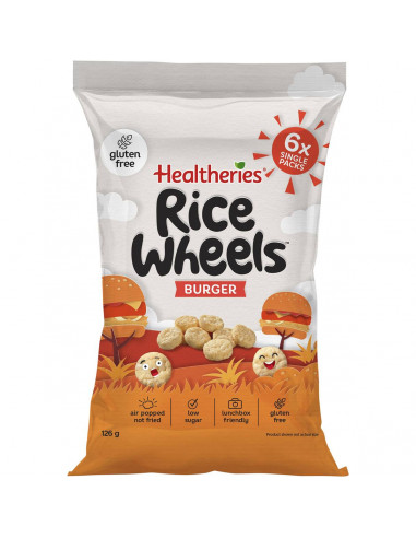 Healtheries Rice Wheels Burger Multipack  6 pack