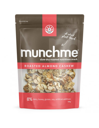 Munchme Roasted Almond Cashew  120g