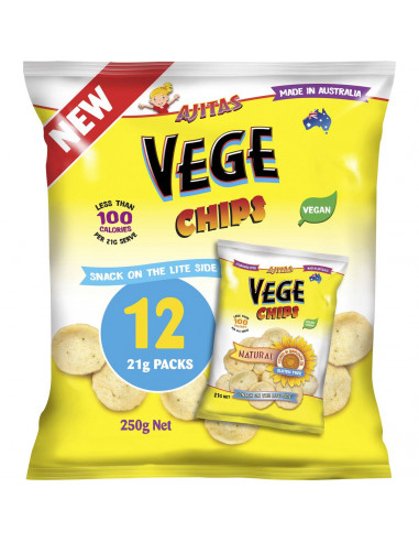 Vege Chips Natural Multipack  12 pack