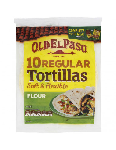 Old El Paso Mexican Burrito Tortillas 10pk 400g