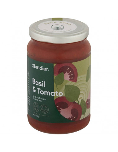 Slendier Basil & Tomato Pasta Sauce  340g