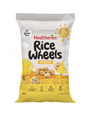 Healtheries Rice Wheels Cheese Multipack  6 pack