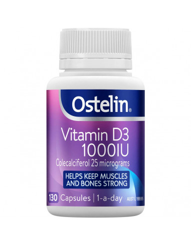 Ostelin Vitamin D3 Capsules  130 pack
