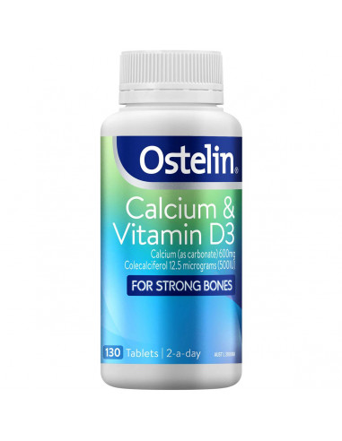 Ostelin Calcium & Vitamin D3 Tablets 130 pack