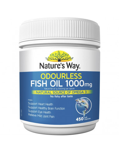 Nature's Way Odourless Fish Oil 1000mg  450 pack