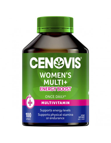 Cenovis Once Daily Women's Multi + Energy Boost Capsules 100 pack