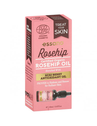 Essano Rosehip Oil Certified Organic 20ml