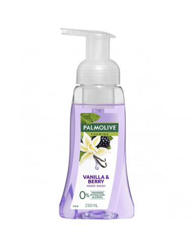 Palmolive Foaming Liquid Hand Wash Soap Pump Vanilla & Berry 250ml