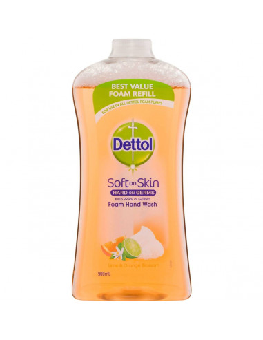 Dettol Handwash Lime And Orange Blossom Refill 900ml