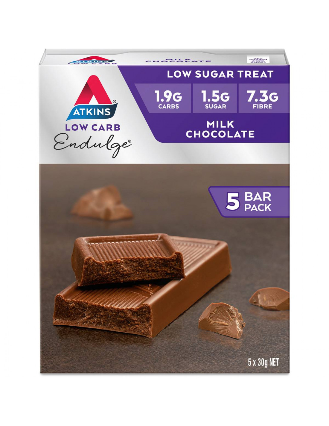 Atkins Endulge Milk Chocolate 5 pack | Ally's Basket - Direct from ...