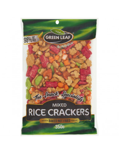 Green Leaf Mixed Rice Crackers  350g