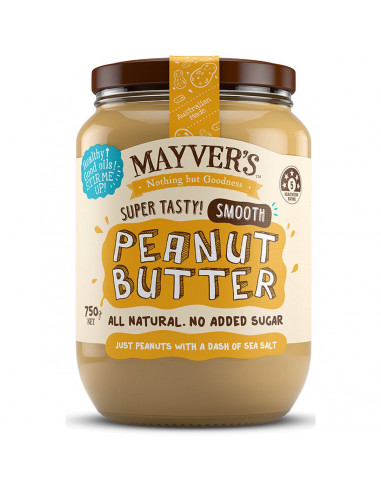 Mayver's Smooth Peanut Butter  750g