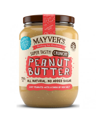 Mayver's Crunchy Peanut Butter  750g