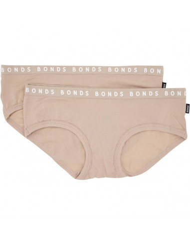 Bonds Ladies Hipster Boyleg Size 14 Assorted 2 pack