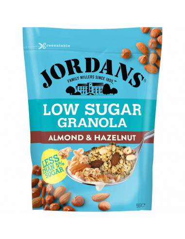 Jordans Granola Granola Low Sugar Almond Hazelnut 500g