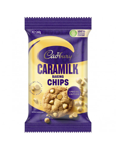 Cadbury Caramilk Baking Chips 260g