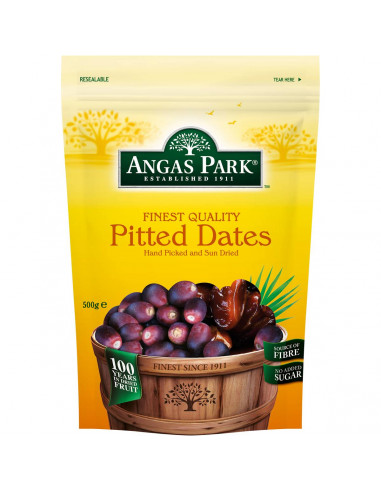 Angas Park Pitted Dates 500g