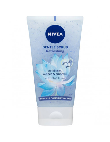 Nivea Gentle Scrub Refreshing Normal & Combination Skin 150ml