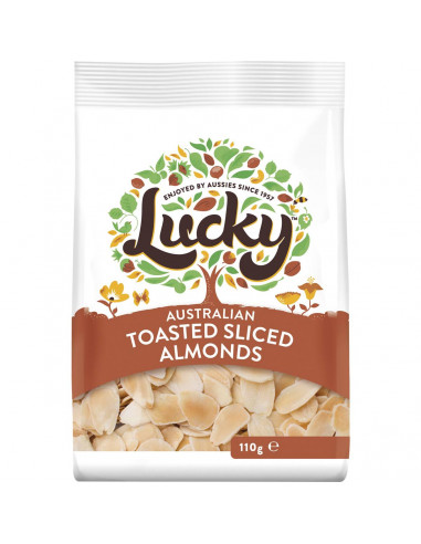 Lucky Toasted Sliced Almonds 110g