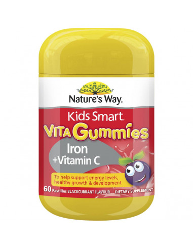 Nature's Way Kids Smart Vita Gummies Iron + Vitamin C 60 pack