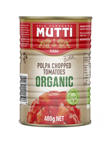 Mutti Polpa Chopped Tomatoes Organic 400g