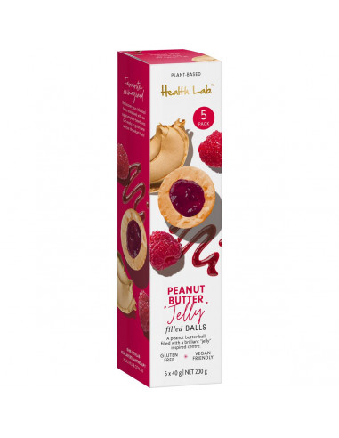 Health Lab Peanut Butter & Jelly Snack Ball 5 pack